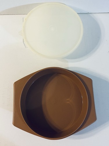 Vintage tupperware brown - vintage,
