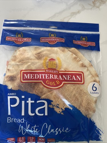 Pack pita bread - jumbo, white