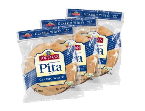 Toufayan classic white pita - white,