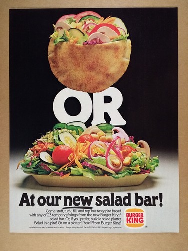 1983 burger king - 1983, new