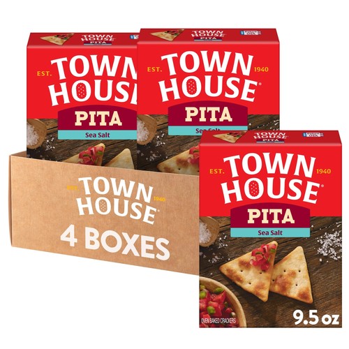 Town house pita crackers - town,