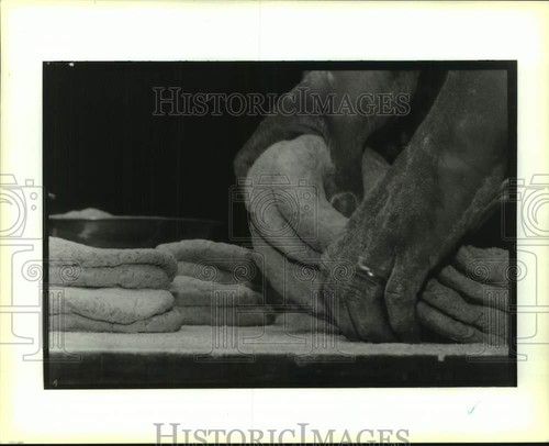 1995 press photo pita - photo, bread